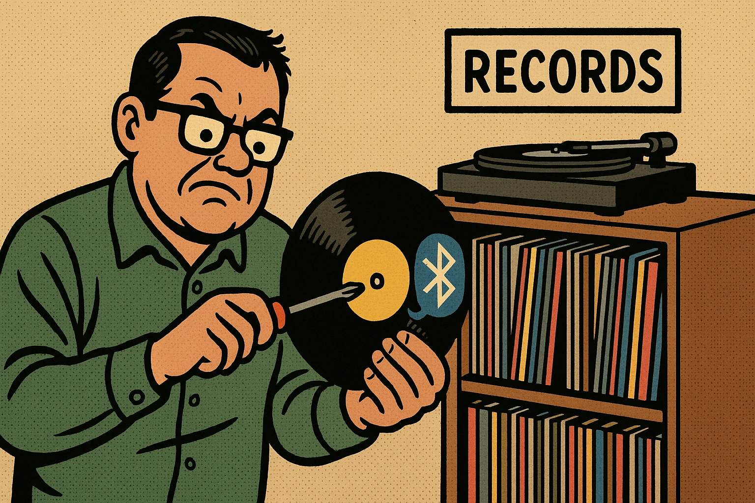 Die-Hard Vinyl Enthusiasts Now Installing Bluetooth to Enjoy Warm Analog Sound of Spotify Playlists