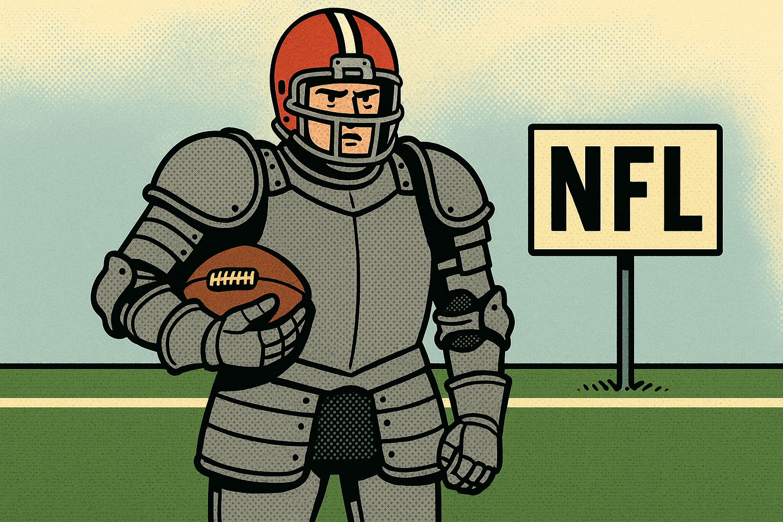 NFL Introduces New Safety Protocol: Players to Wear Full Body Armor After Discovering Football Is a Contact Sport