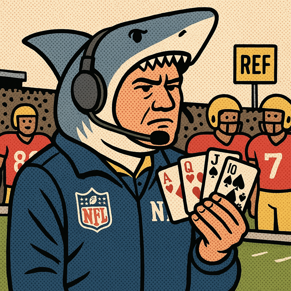 NFL Team Recruits Vegas Card Shark to Coach Players on Bluffing Referees