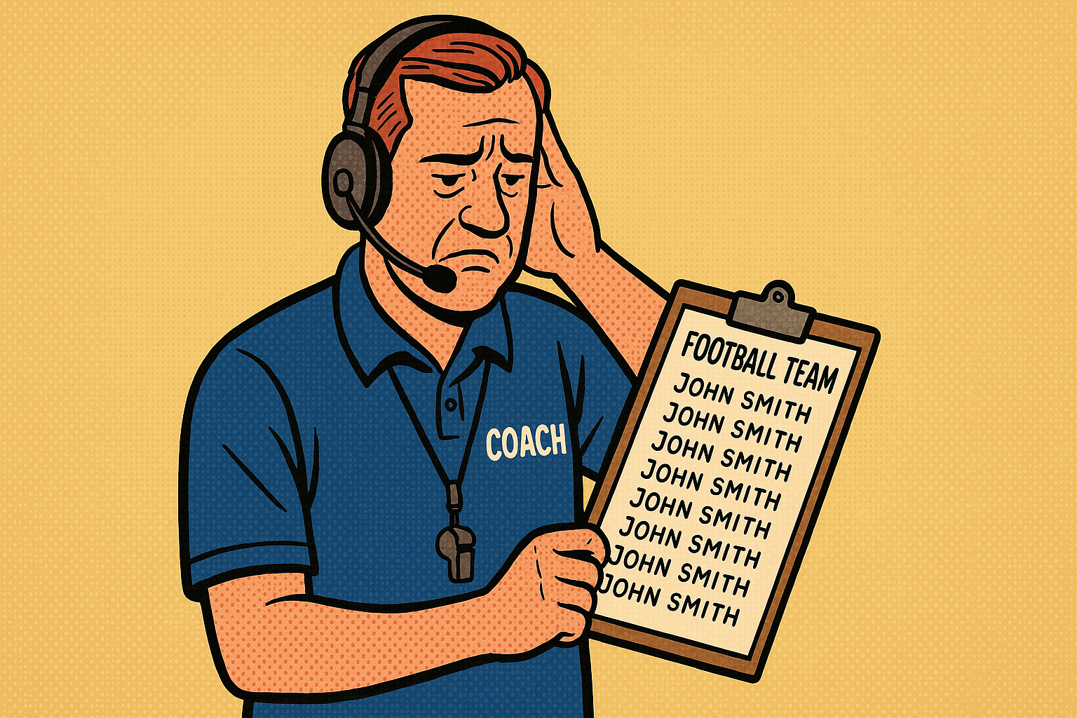 College Football Coach Admits He Invented Entire Roster in Hopes of Avoiding Actual Game