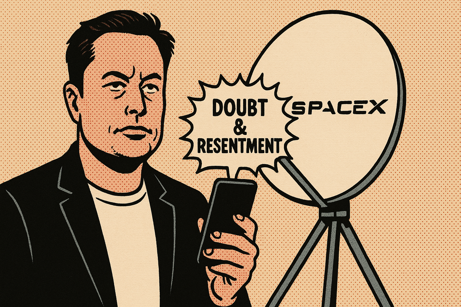 Musk Announces Plans for SpaceX Mobile Network Powered Entirely by Public Doubt and Resentment