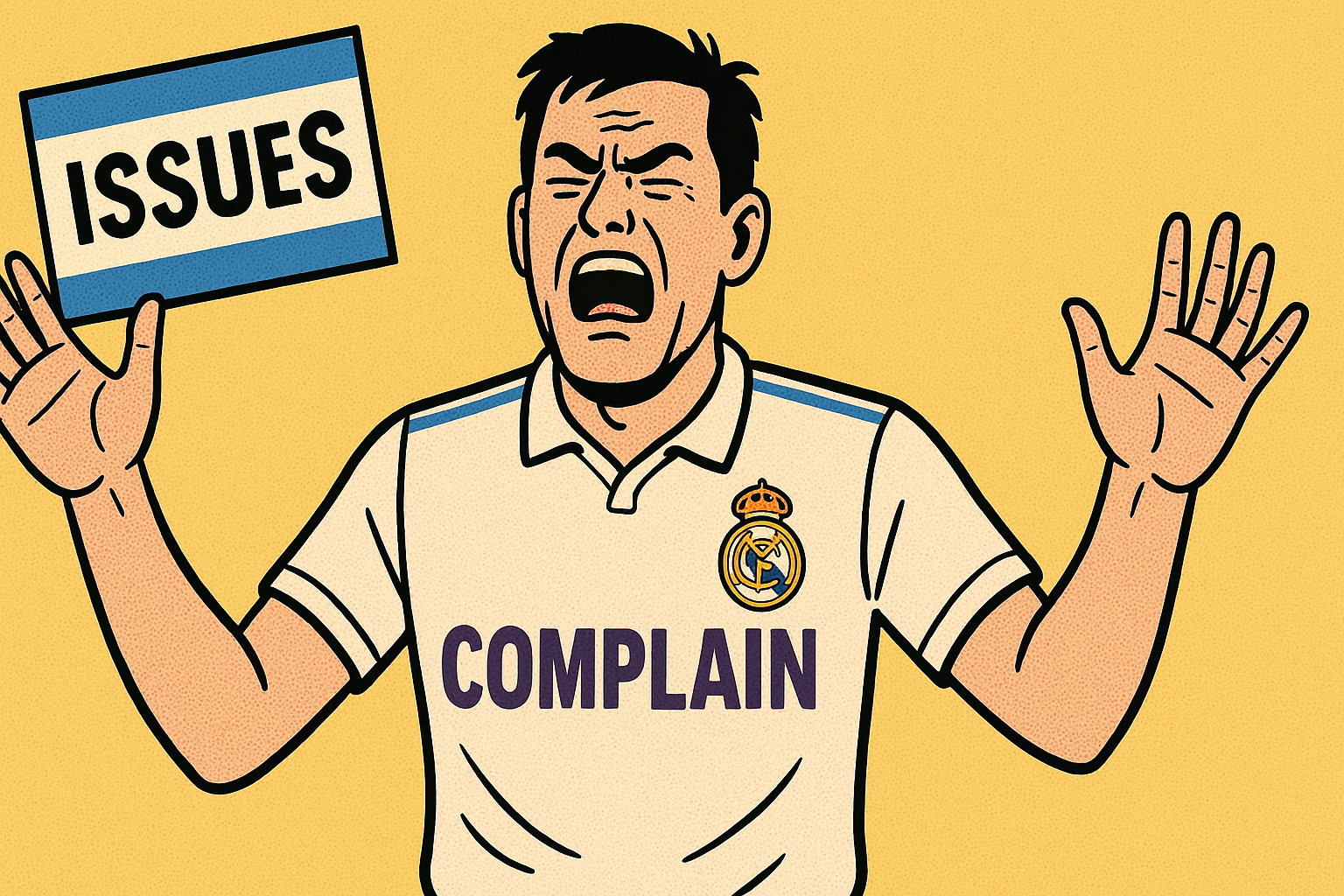 Real Madrid Unveils New Strategy: Complaining About Problems Until They Magically Solve Themselves