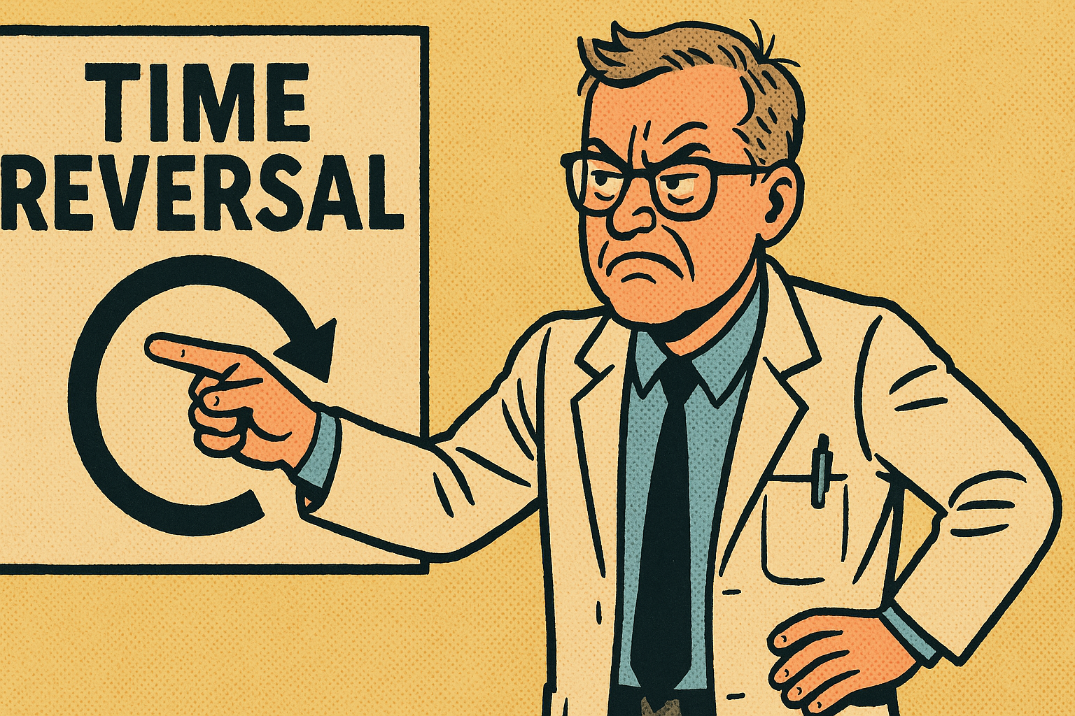 Scientists Announce Discovery of Time-Reversal Symmetry, Promptly Blame It for the State of the Universe