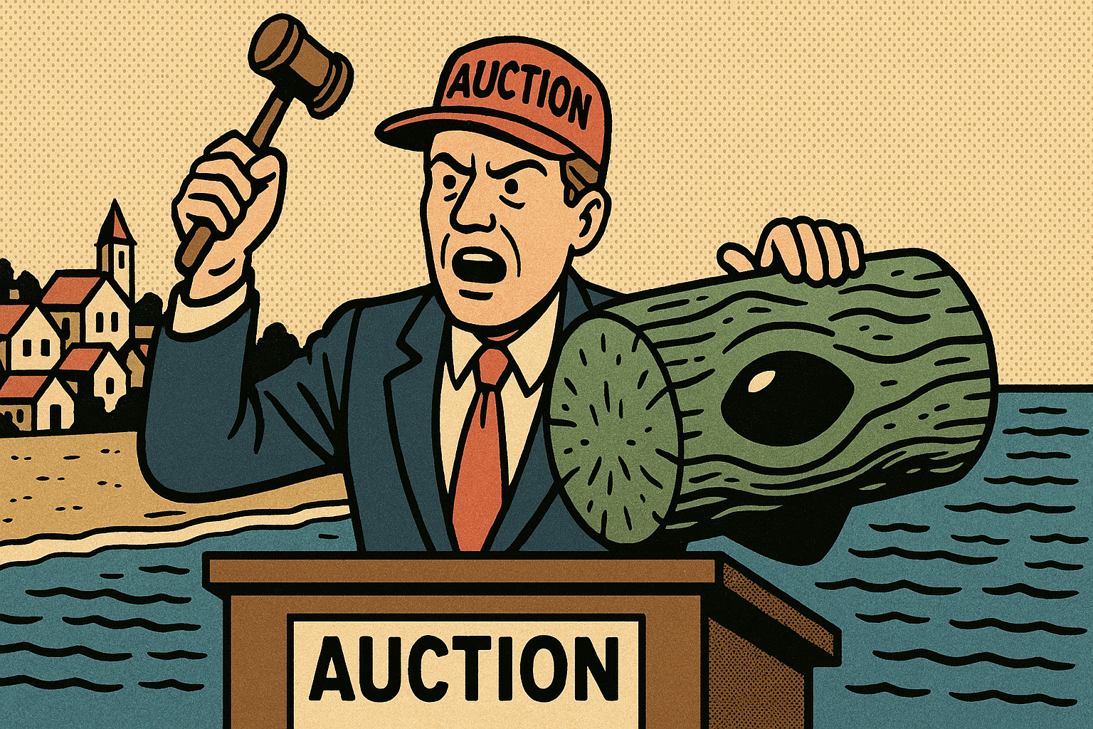 Seaside Village Declares Emergency as Local Economy Now Depends on Auctioning Off Extraterrestrial Driftwood