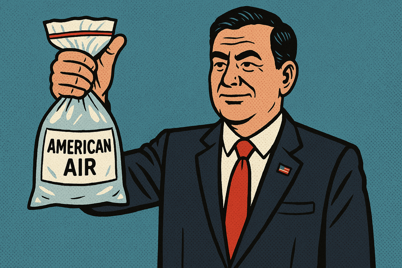 Trade Minister Proudly Returns With Bag of American Air, Declares It ‘Symbolic Victory’