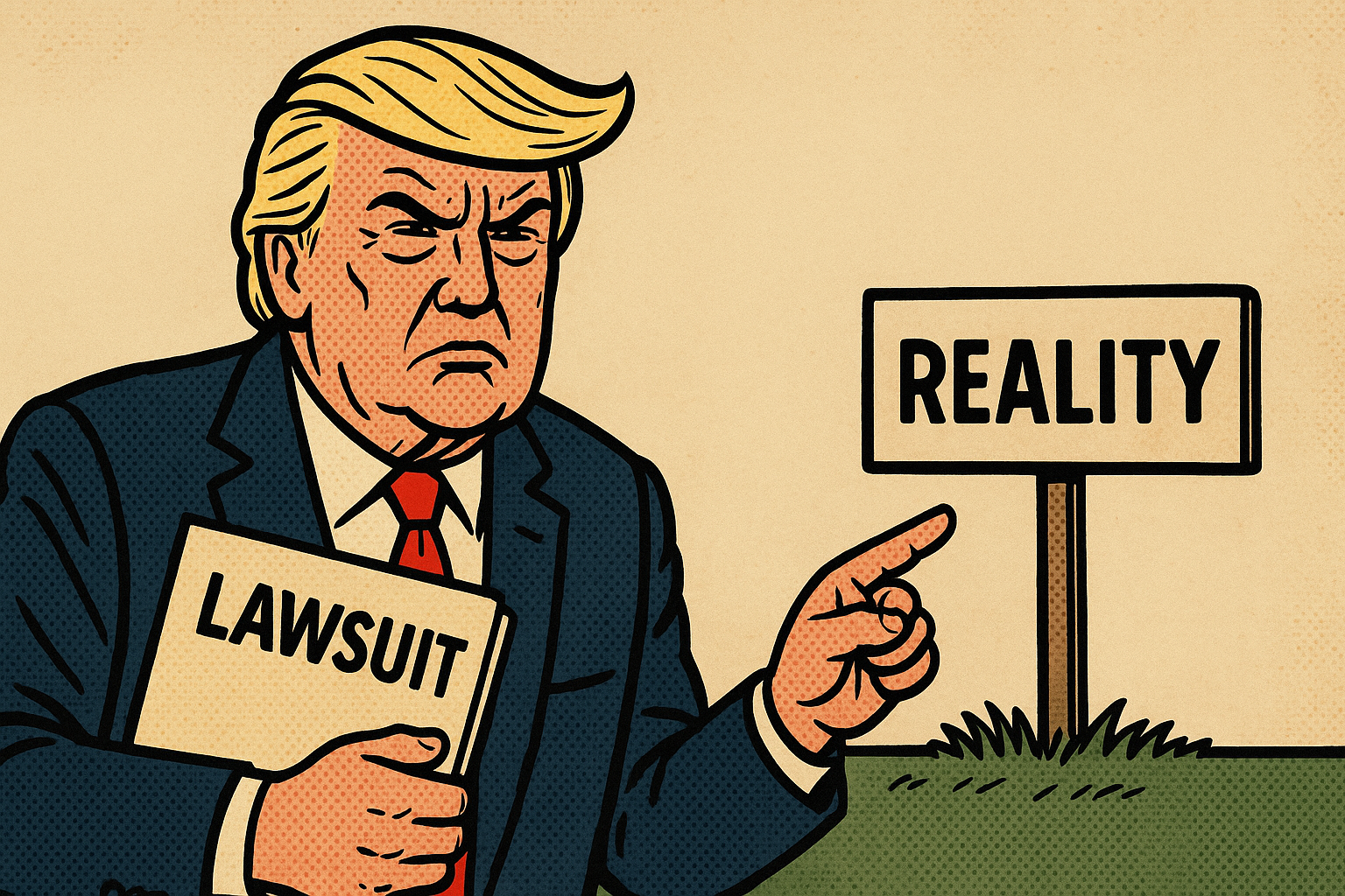 Trump Files Lawsuit Against Reality, Accuses It of Defamation and Intentional Infliction of Facts