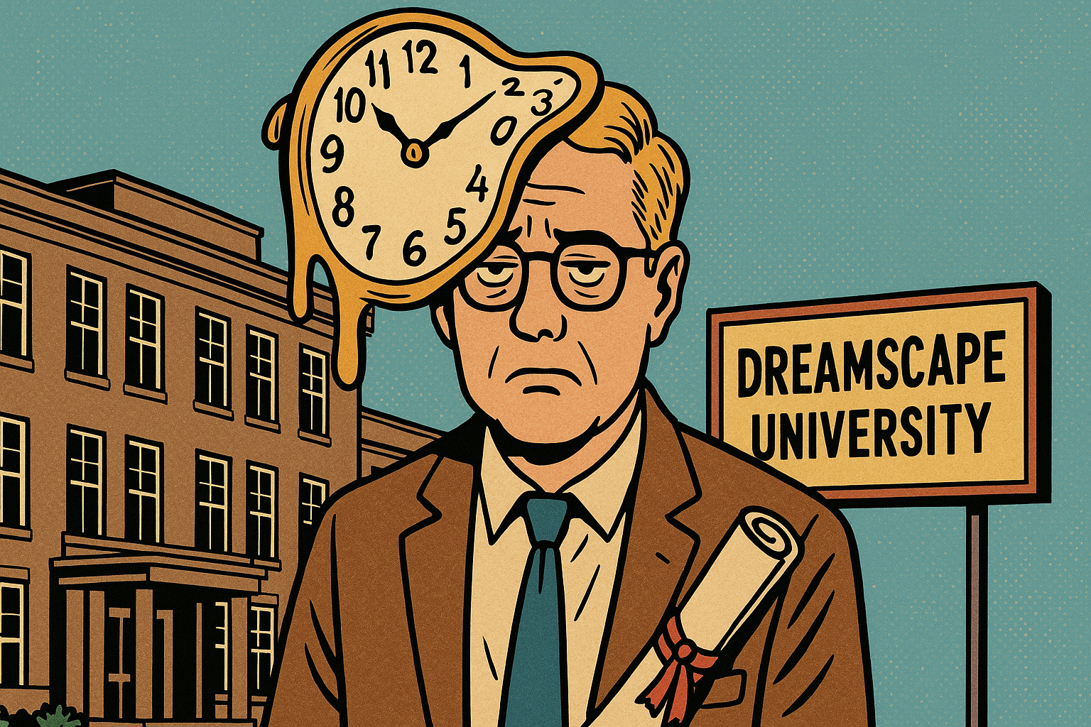 University Rebrands as ‘Delaware Dreamscape,’ Offers Degrees in Applied Surrealism and Advanced Exhaustion Studies