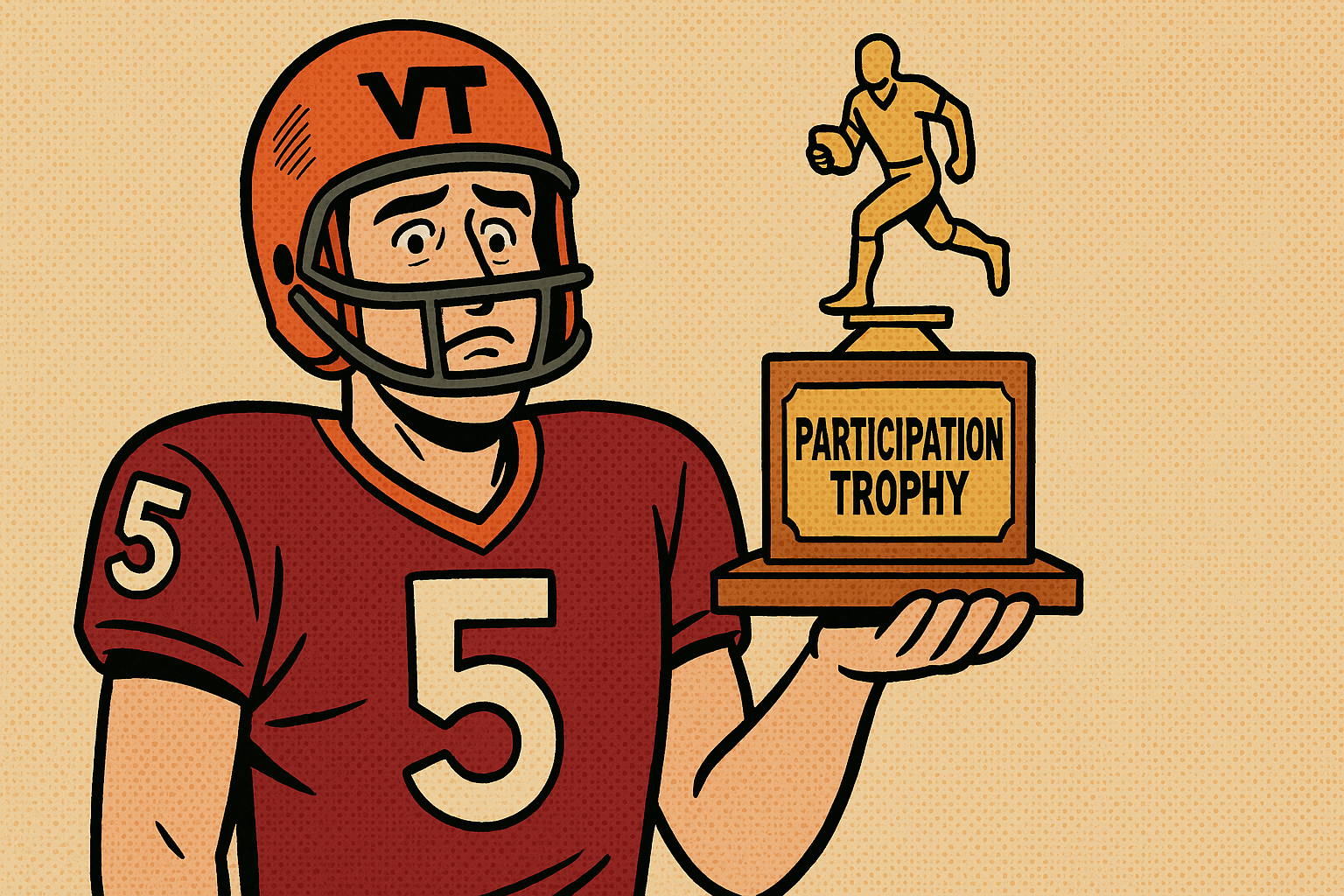 Virginia Tech Announces Revolutionary ‘Participation Trophy’ Award for Most Benched Player to Boost Team Morale
