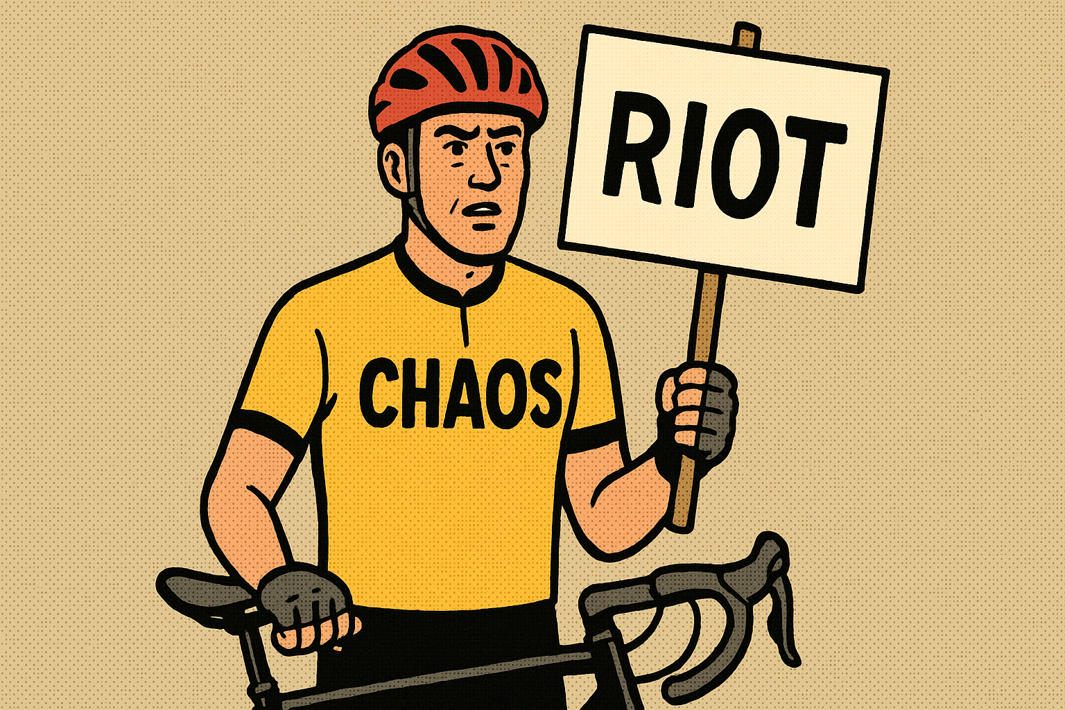 Vuelta Organizers Apologize After Mistaking Protestors for New Team Sponsored by Global Chaos