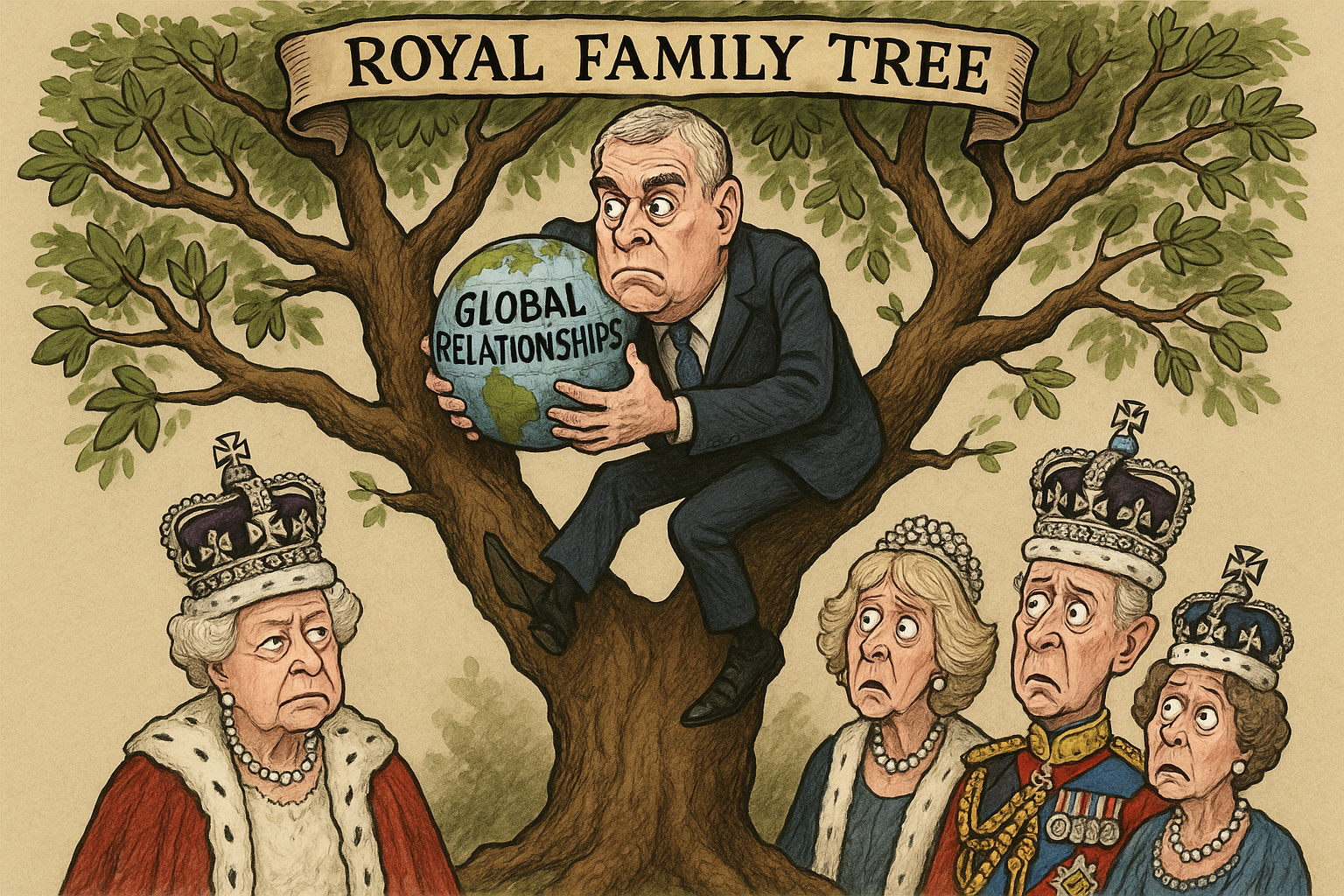 Crown Succession Act Amended to Credit ‘Demonstrated Global Relationships’ — Andrew Jumps to Second in Line