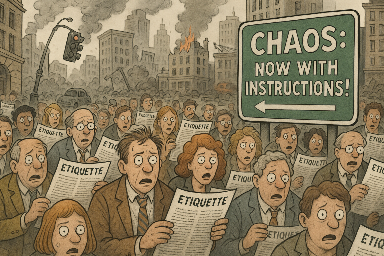 Nation Braces for Chaos as New Leaflet on Etiquette Released