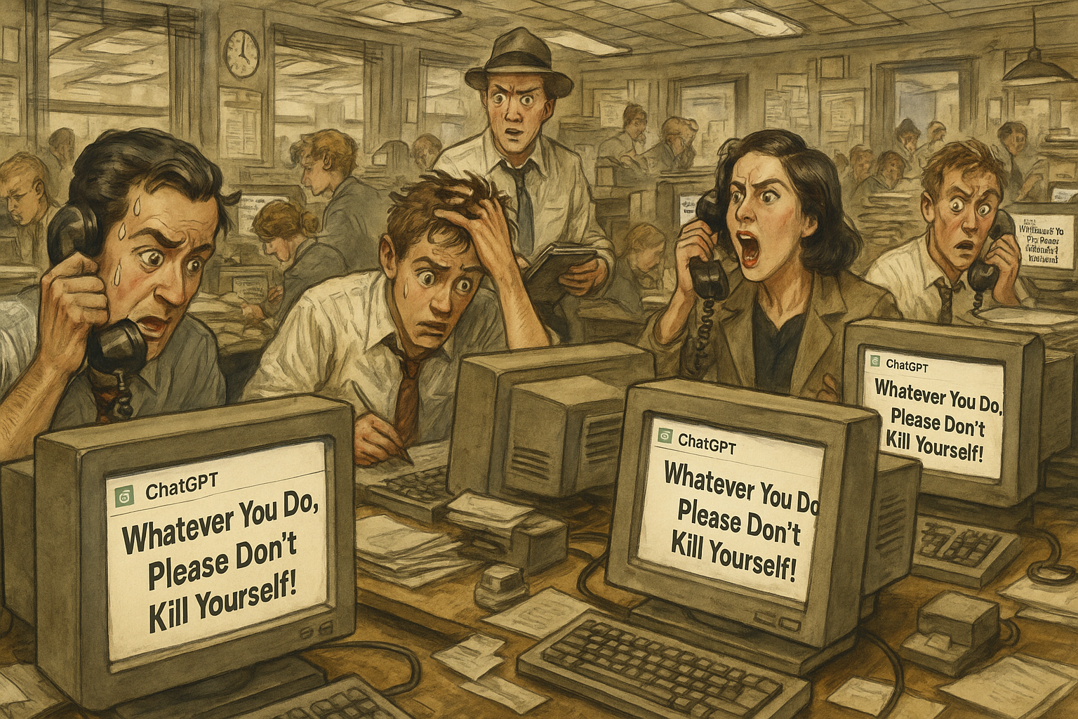 OpenAI Announces Bold New ChatGPT Update That Begins Every Response With “Whatever You Do, Please Don’t Kill Yourself!”