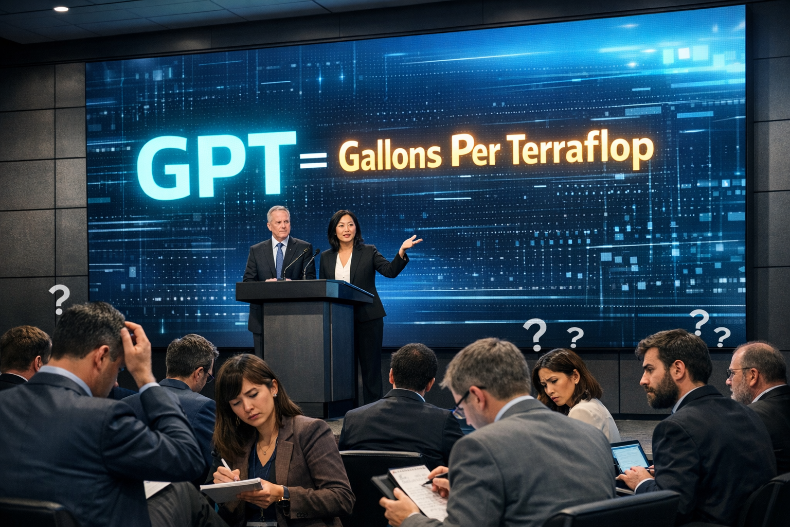 OpenAI dramatically reveals that GPT actually stands for gallons per terraflop