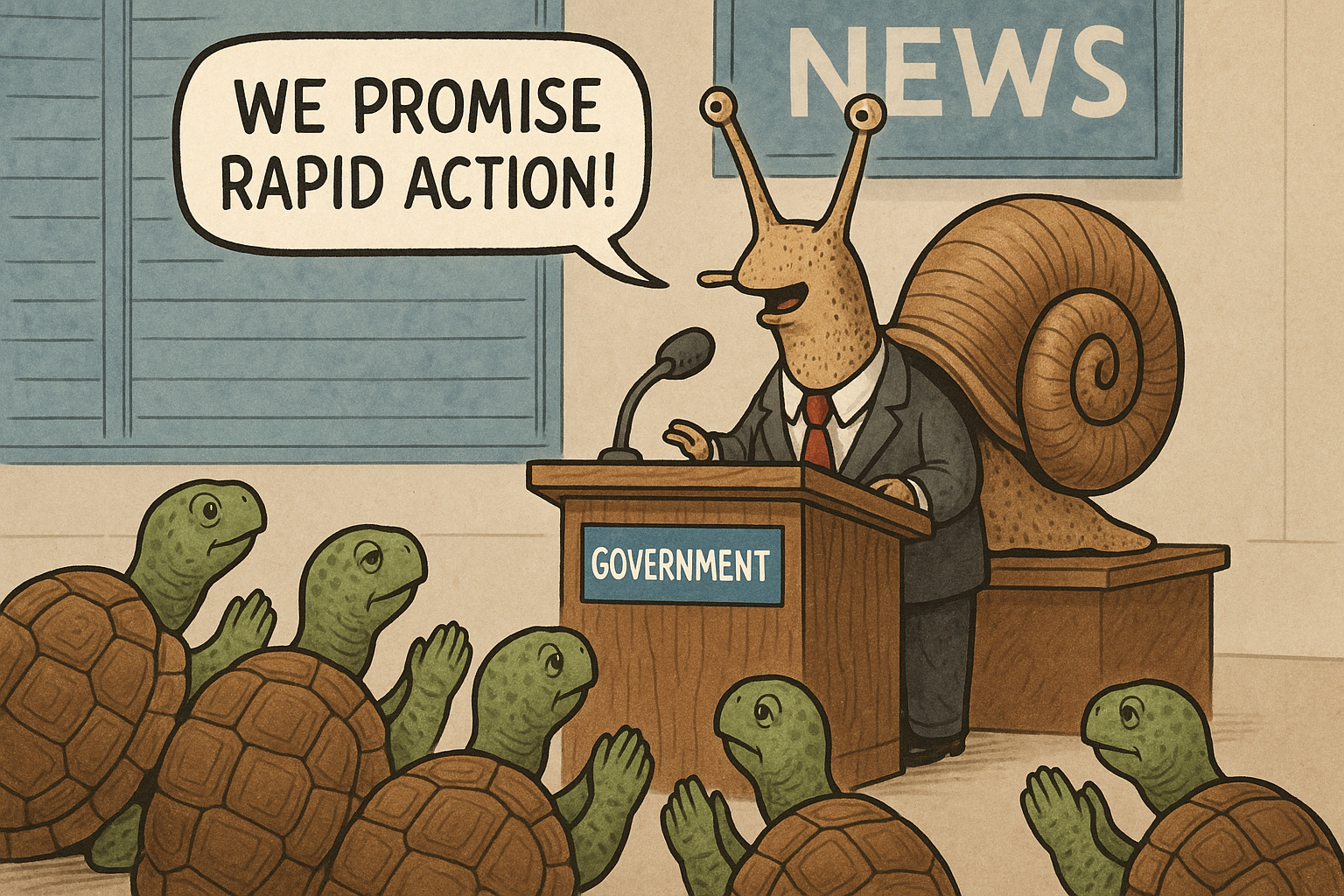 Politicians Pledge to Speed Up Slow Process of Making Decisions Slowly